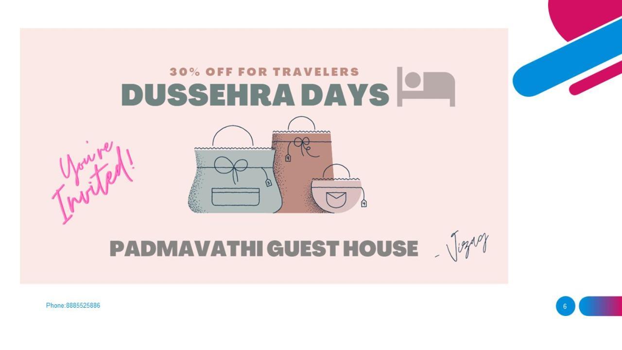 Padmavathi Family Guest House Visakhapatnam Exterior foto